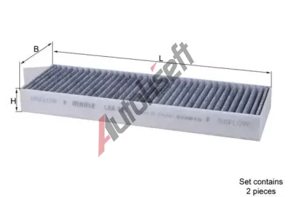 KNECHT Filtr vzduchu v interiru KNC LAK 428/S, LAK 428/S