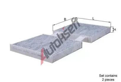 KNECHT Filtr vzduchu v interiru KNC LAK 630/S, LAK 630/S