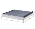 KNECHT Filtr vzduchu v interiru ‐ KNC LAK 74