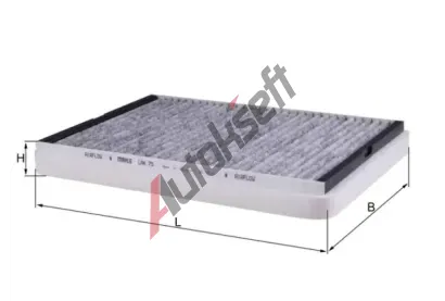 KNECHT Filtr vzduchu v interiru KNC LAK 75, LAK 75