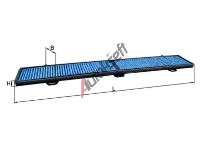 KNECHT Filtr vzduchu v interiéru KNC LAO 248, LAO 248 KNECHT Filtr vzduchu v interiéru KNC LAO 248, LAO 248