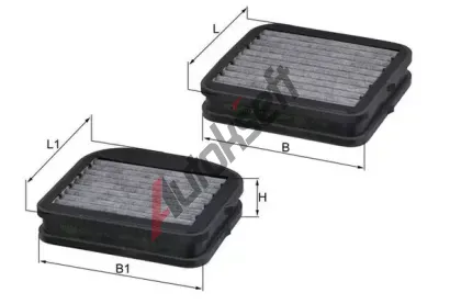 KNECHT Filtr vzduchu v interiru KNC LKK 72/S, LKK 72/S