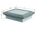 Vzduchov filtr KNECHT ‐ KNC LX 1061