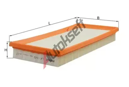 KNECHT Vzduchov filtr KNC LX 1143, LX 1143