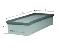 Vzduchov filtr KNECHT ‐ KNC LX 1211