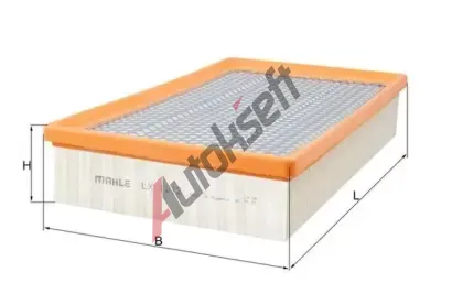 KNECHT Vzduchov� filtr KNC LX 1212, LX 1212