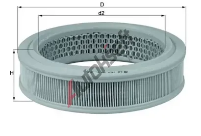 KNECHT Vzduchov filtr KNC LX 157, LX 157