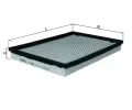 Vzduchov filtr KNECHT ‐ KNC LX 1636