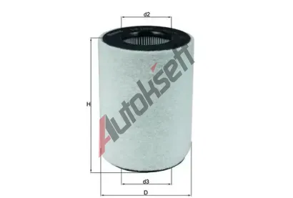 KNECHT Vzduchov filtr KNC LX 1792, LX 1792