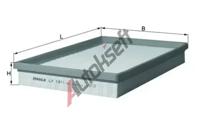 KNECHT Vzduchov filtr KNC LX 1811, LX 1811