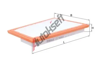 KNECHT Vzduchov filtr KNC LX 1850/2, LX 1850/2