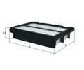 KNECHT Vzduchov filtr ‐ KNC LX 1915