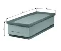 KNECHT Vzduchov filtr ‐ KNC LX 2022