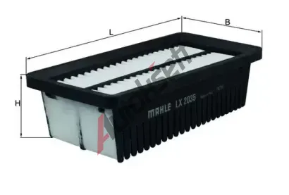 KNECHT Vzduchov filtr KNC LX 2035, LX 2035