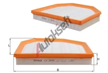 KNECHT Vzduchov filtr KNC LX 2075, LX 2075