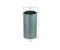 Vzduchov filtr KNECHT ‐ KNC LX 265