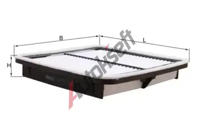 KNECHT Vzduchov filtr KNC LX 2672, LX 2672