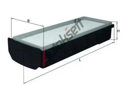KNECHT Vzduchov filtr KNC LX 2796/1, LX 2796/1