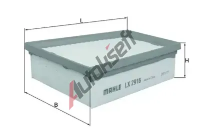 KNECHT Vzduchov filtr KNC LX 2916, LX 2916