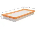 Vzduchov filtr KNECHT ‐ KNC LX 2962