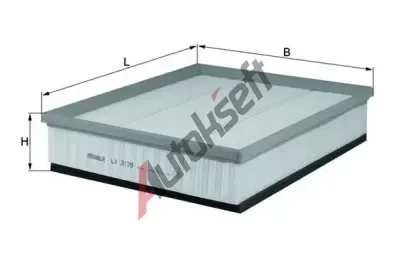 KNECHT Vzduchov filtr KNC LX 3139, LX 3139