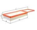 Vzduchov filtr KNECHT ‐ KNC LX 3249