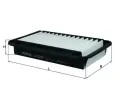 Vzduchov filtr KNECHT ‐ KNC LX 3282