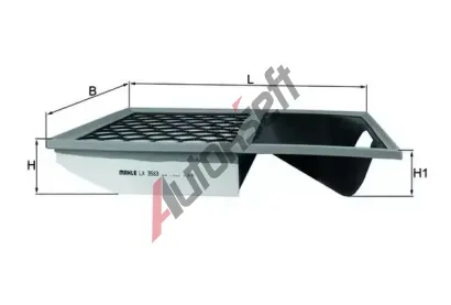 KNECHT Vzduchov filtr KNC LX 3583, LX 3583