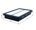 Vzduchov filtr KNECHT ‐ KNC LX 3677