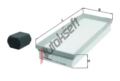 KNECHT Vzduchov filtr KNC LX 3955 KIT, LX 3955 KIT
