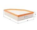 Vzduchov filtr KNECHT ‐ KNC LX 3985/1