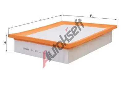 KNECHT Vzduchov filtr KNC LX 405, LX 405
