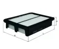 Vzduchov filtr KNECHT ‐ KNC LX 4142