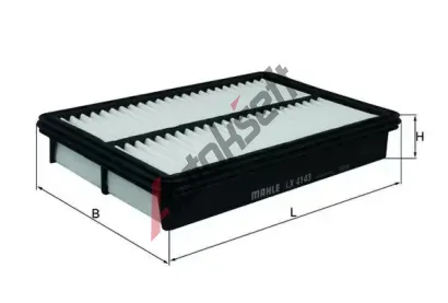 KNECHT Vzduchov filtr KNC LX 4143, LX 4143