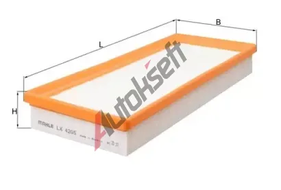KNECHT Vzduchov filtr KNC LX 4205, LX 4205