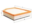 Vzduchov filtr KNECHT ‐ KNC LX 4233