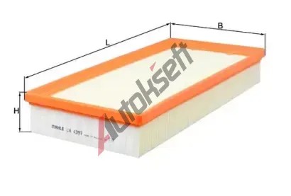 KNECHT Vzduchov filtr KNC LX 4397, LX 4397