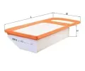 Vzduchov filtr KNECHT ‐ KNC LX 4460