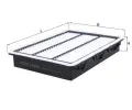 Vzduchov filtr KNECHT ‐ KNC LX 4492