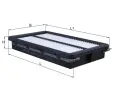 Vzduchov filtr KNECHT ‐ KNC LX 4759