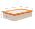 Vzduchov filtr KNECHT ‐ KNC LX 5597