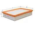 Vzduchov filtr KNECHT ‐ KNC LX 5599
