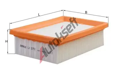 KNECHT Vzduchov� filtr KNC LX 5791, LX 5791