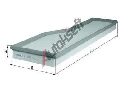 KNECHT Vzduchov filtr KNC LX 582/1, LX 582/1