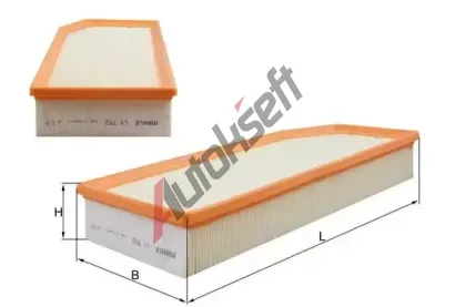KNECHT Vzduchov filtr KNC LX 752, LX 752