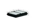 Vzduchový filtr KNECHT ‐ KNC LX 848 Vzduchový filtr KNECHT ‐ KNC LX 848