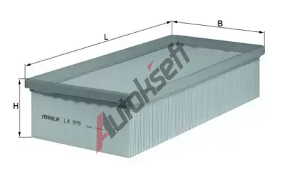KNECHT Vzduchov filtr KNC LX 979, LX 979