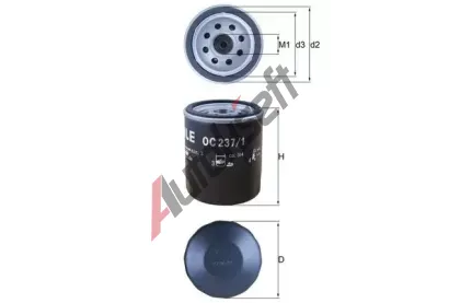 KNECHT Olejov filtr KNC OC 237/1, OC 237/1