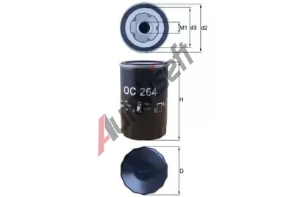 KNECHT Olejov filtr KNC OC 264, OC 264