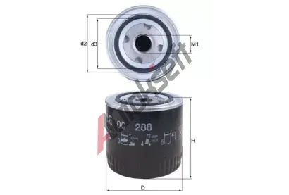 KNECHT Olejov filtr KNC OC 288, OC 288